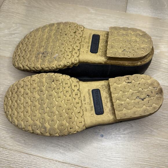 LL Bean Black Low Moc Duck Bean Boots Women’s 9 M Made in USA - Picture 4 of 7